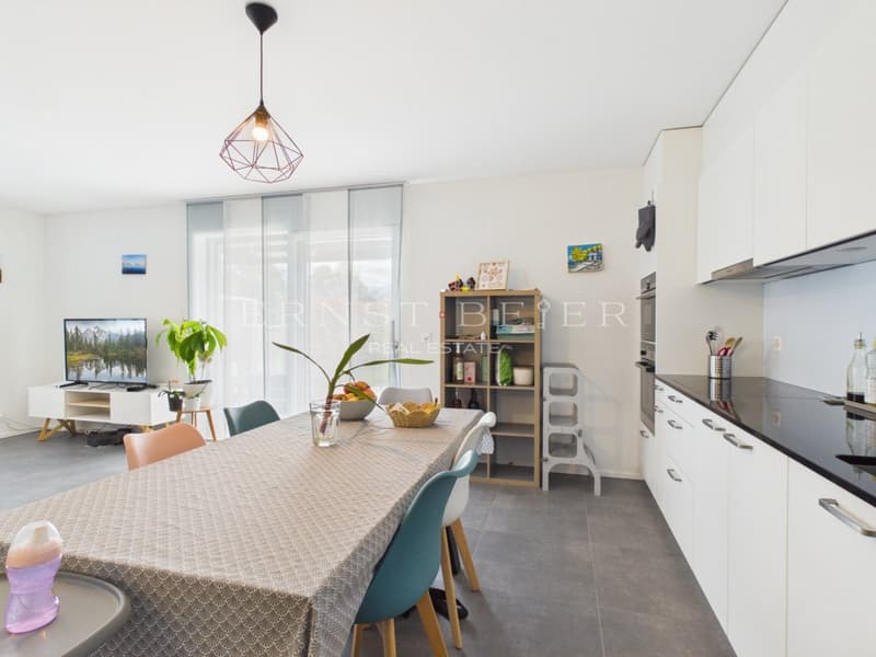 Apartment 3.5 rooms, private garden and unobstructed view of the mountains (5)