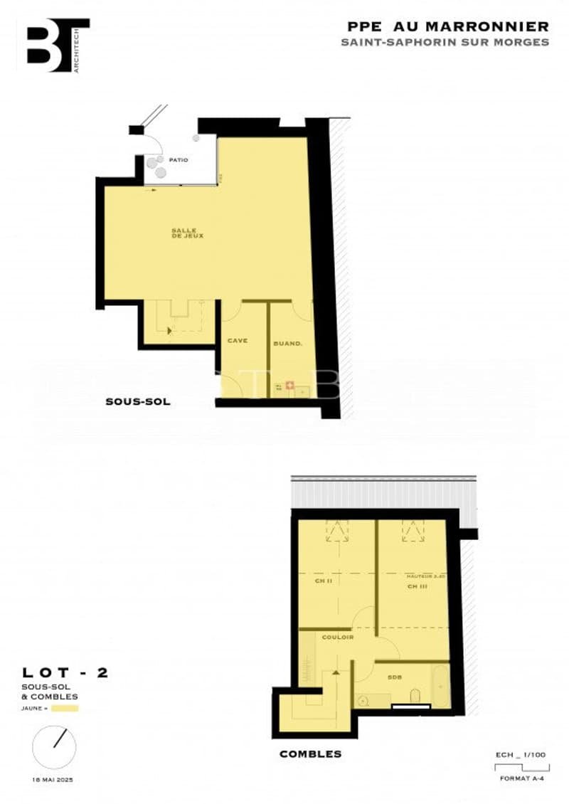 PROMOTION ON PLANS - Magnificent 5.5-room triplex of high standing with garden (10)