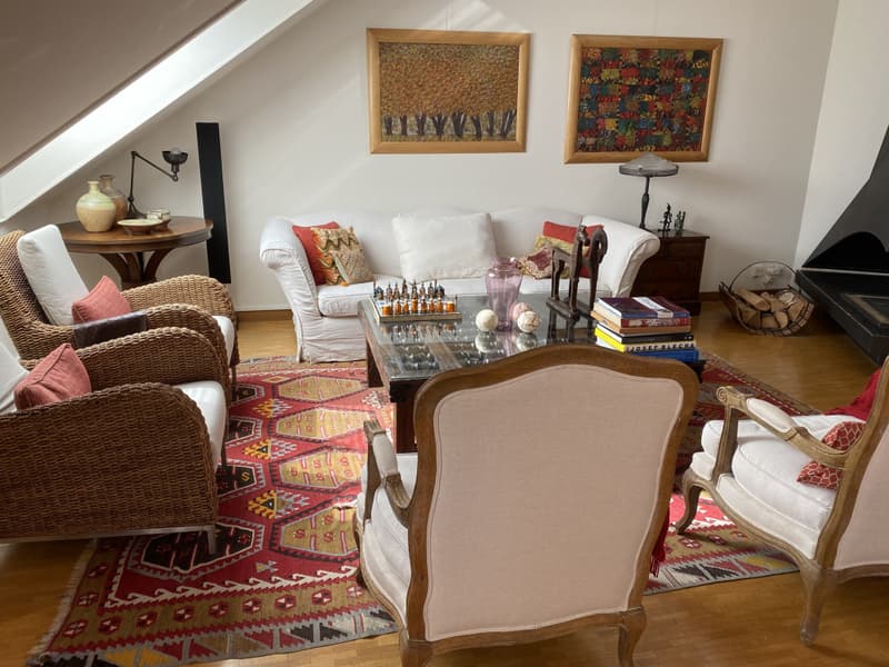 Appartement de standing de 5 pièces, avec terrasse vue Mont-Blanc et parking (1)