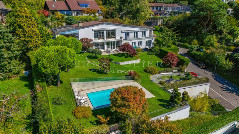 Prestige property with landscaped garden, pool and panorama on Lake Geneva (10)