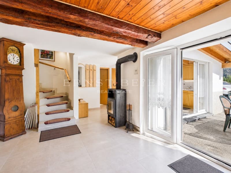 Chalet mitoyen avec cachet dans un environnement paisible et verdoyant (1)