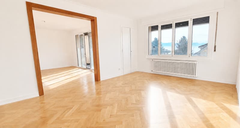 Zu vermieten - 4 Zimmer renoviert im 1. Stock eines kleinen 2-Stock-Gebäudes in Pully (2)