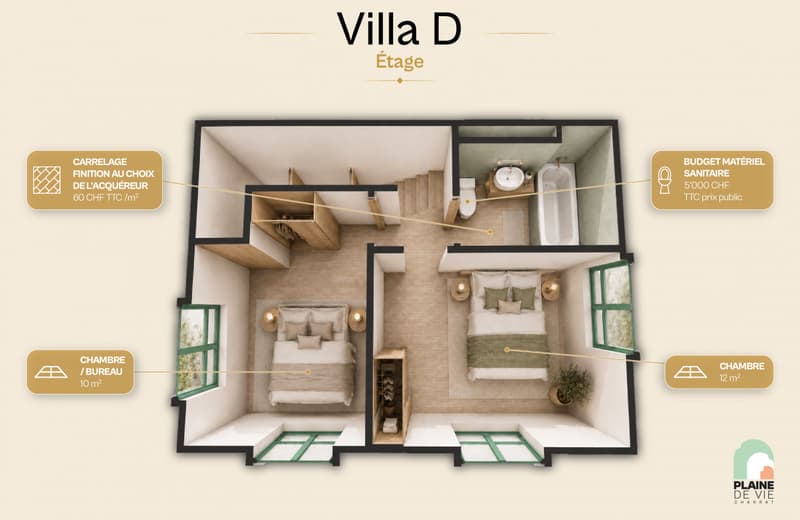 NEU - Schöne 3.5-Zimmer-Villa mit 92 m2 und maßgeschneidertem Budget - Los D (4)
