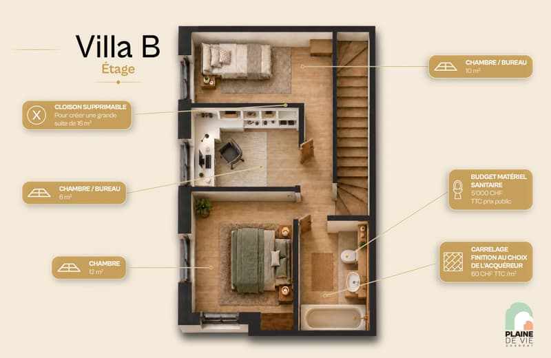 NEU - Schöne 4.5-Zimmer-Familienvilla - 111 m2 - Grundstück B (4)