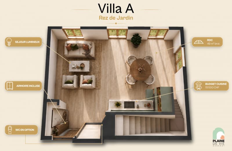NEU - Schöne 4.5-Zimmer-Familienvilla - 114 m2 - Grundstück A (2)