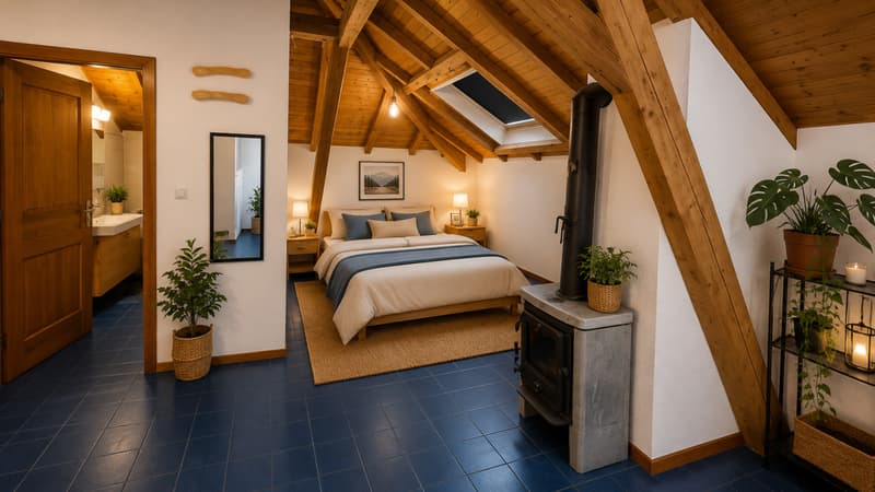 VETROZ - For rent a charming 2-room attic of approx. 61m2 - No elevator (3)