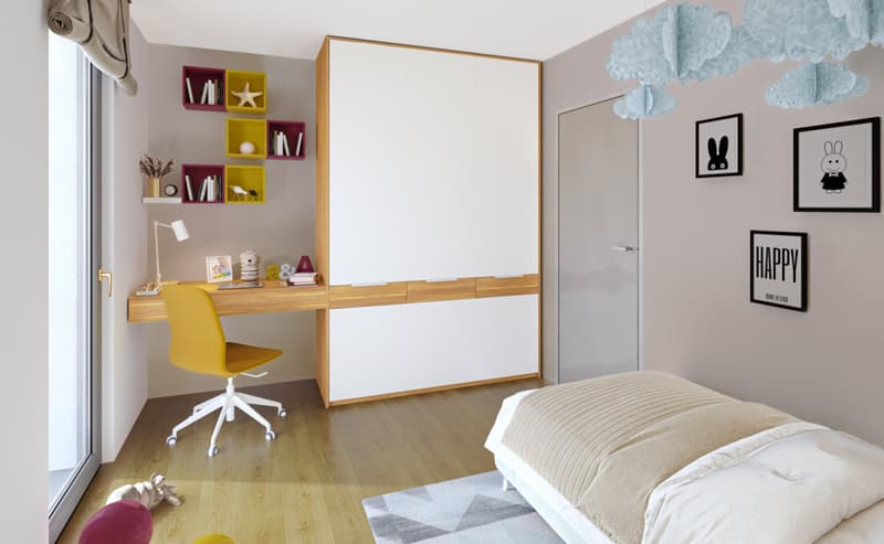 Luxury summit, view of the Alps for this 3.5-room attic apartment (9)
