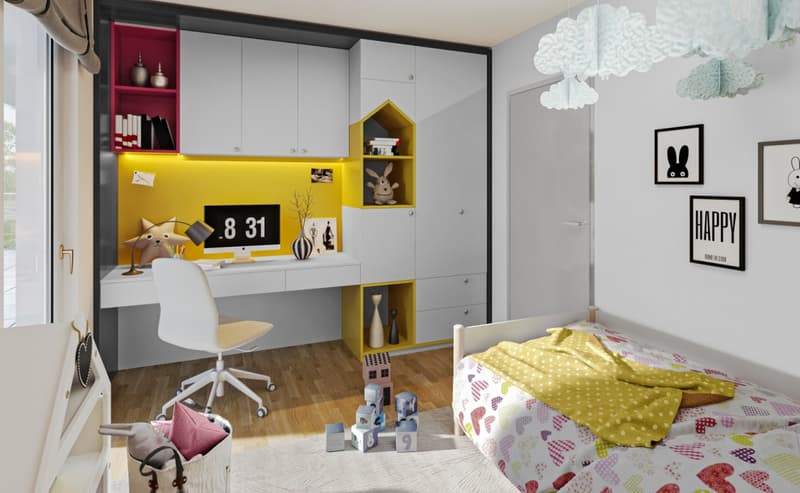 Luxury summit, view of the Alps for this 3.5-room attic apartment (7)