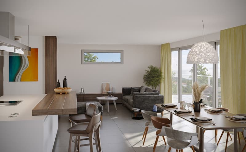 Luxury summit, view of the Alps for this 3.5-room attic apartment (4)