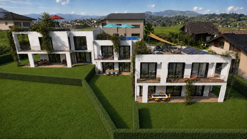NEU - 95 m2 Terrassen und Dachgarten für diese 4,5-Zimmer-Villa mit 344 m2 Nutzfläche (9)