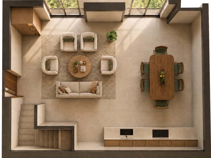 NEU - VILLA 3.5 Stück von 221m2 nutzbarer und äußerer Fläche zum Preis einer Wohnung (3)