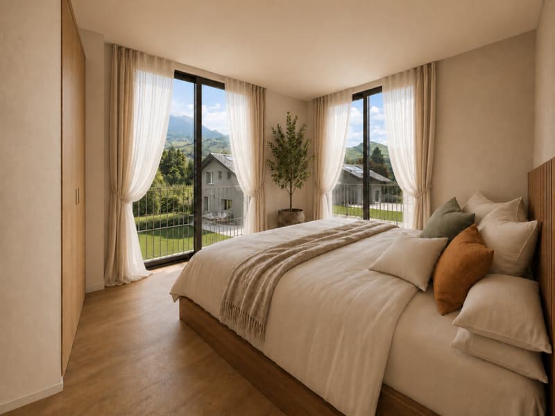 NEU - 102 m2 Terrassen und DACHTERASSE für diese VILLA 4.5 Zimmer mit 316 m2 Nutzfläche (7)