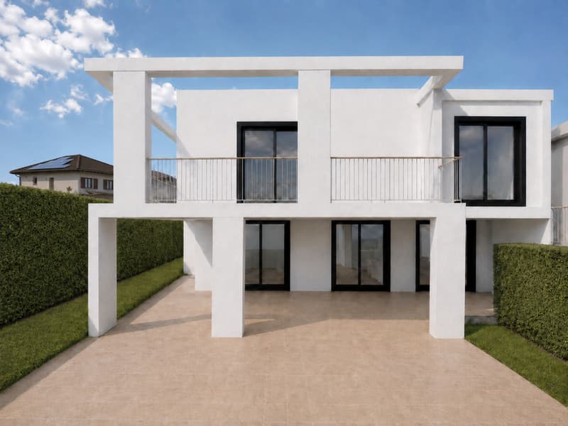 NEU - 102 m2 Terrassen und DACHTERASSE für diese VILLA 4.5 Zimmer mit 316 m2 Nutzfläche (2)