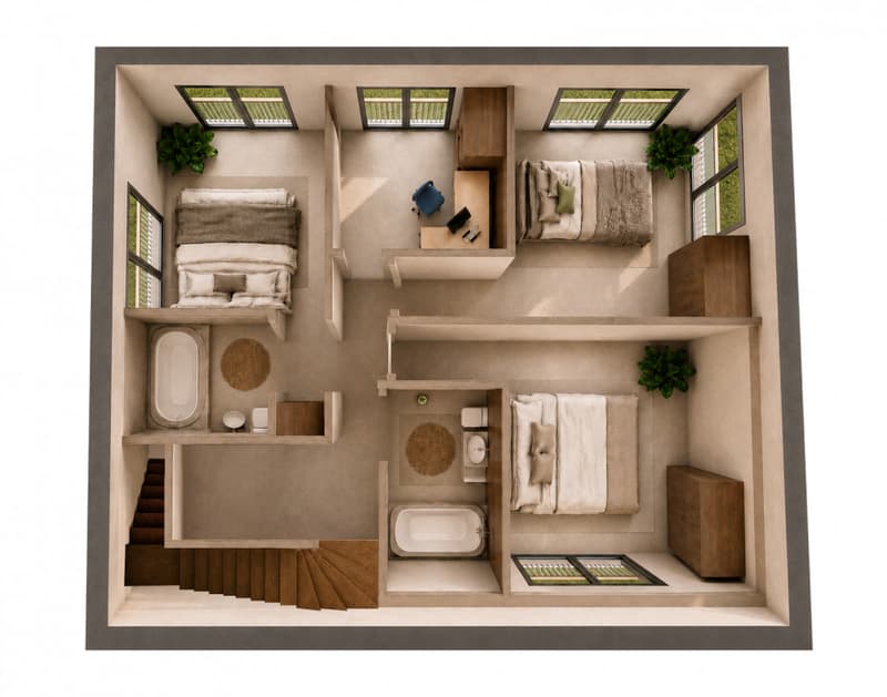NEU - 95 m2 Terrassen und Dachgarten für diese 5.5-Zimmer-Villa mit 344 m2 Nutzfläche (9)