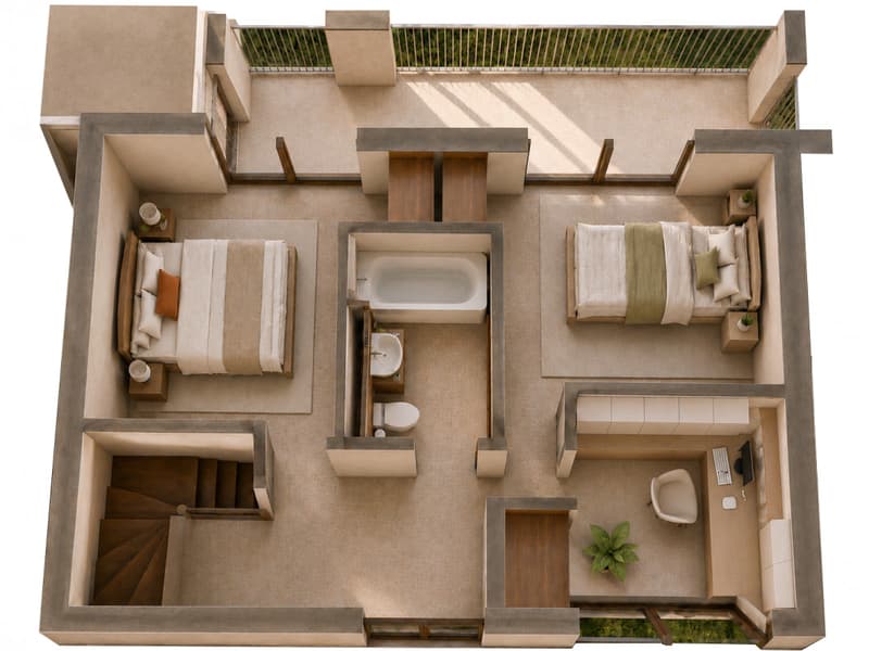 NEU - VILLA 3,5 Zimmer mit 221m2 Nutz- und Außenflächen zum Preis einer Wohnung (7)