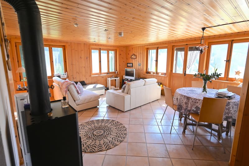 L'ETIVAZ - SUPERBO CHALET DI TRE APPARTAMENTI (9)