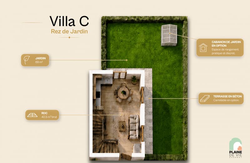 Letzte neue 3,5-Zimmer-Villa verfügbar! Grundstück C (2)