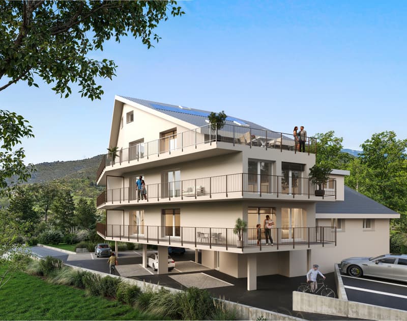 SEHR SELTEN UND AUSSERGEWÖHNLICH 3,5 ZIMMER 98M2 BALKON XXL BERGBLICK | NAHE ZUM COMFORT (4)