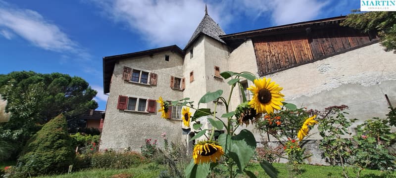A VENDRE - BRAMOIS : En face du pont historique, 4.5 pièces avec jardin (2)