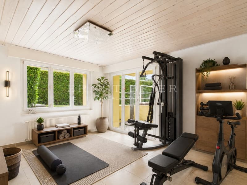 EXCLUSIVITE - Spacieuse maison familiale avec jardin, terrasses à Founex (9)