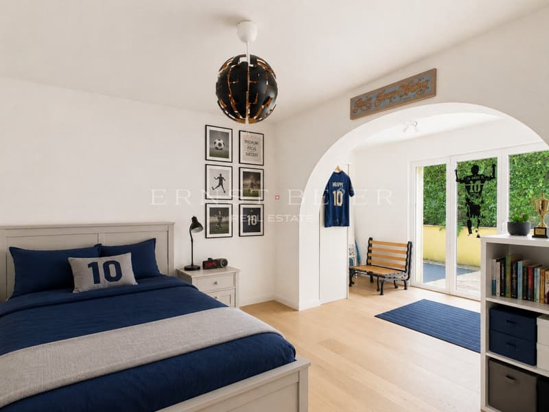 EXCLUSIVITE - Spacieuse maison familiale avec jardin, terrasses à Founex (8)