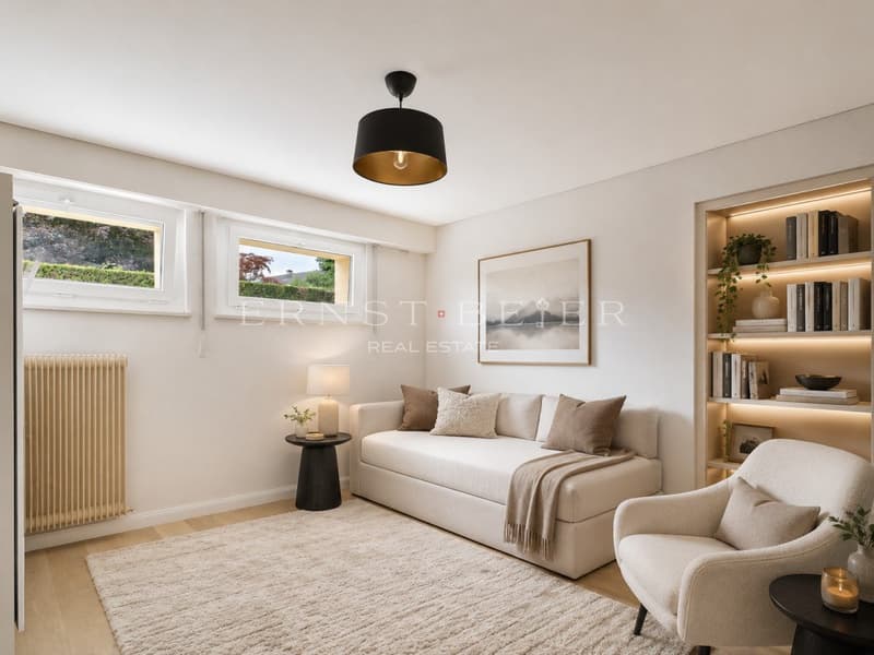 EXCLUSIVITE - Spacieuse maison familiale avec jardin, terrasses à Founex (10)