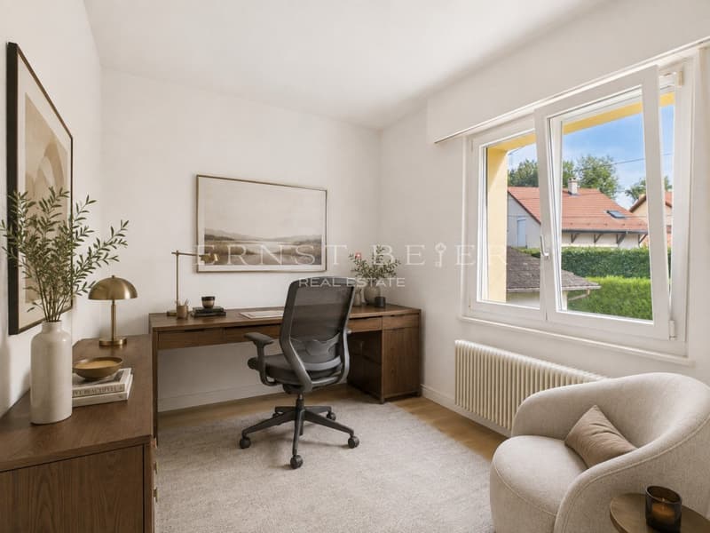 EXCLUSIVITE - Spacieuse maison familiale avec jardin, terrasses à Founex (12)