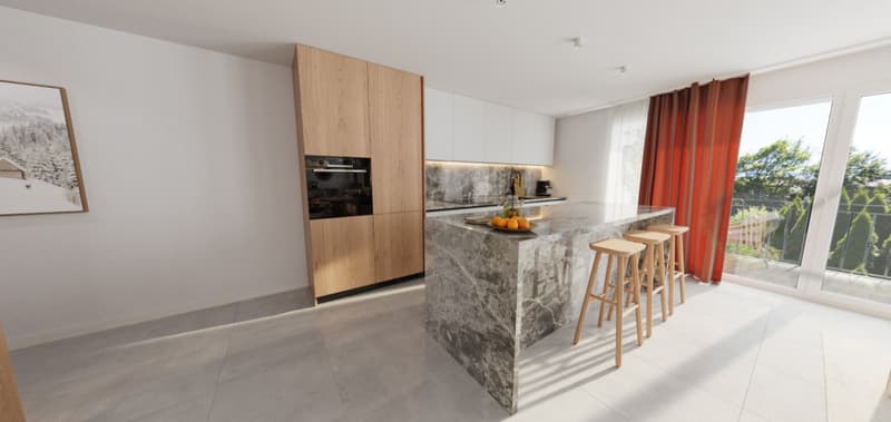 RARE 4,5p 145 m2 LUMINEUX PROCHE COMMODITES, NATURE, GRAND BALCON (5)