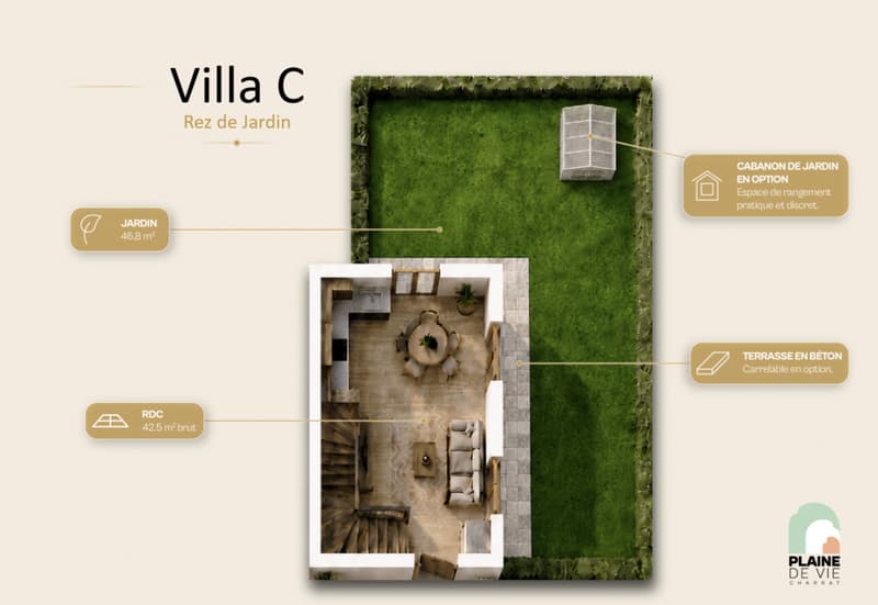 DERNIÈRE VILLA NEUVE de 3,5 pièces disponible ! Lot C (2)