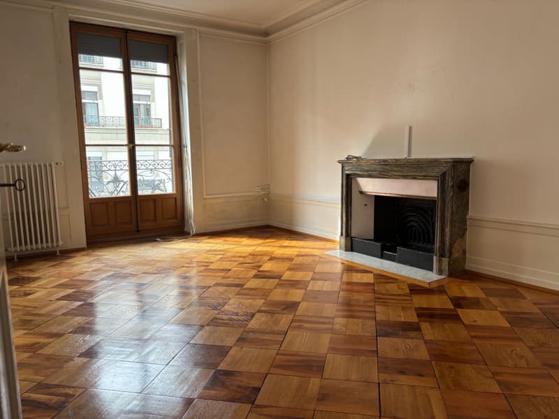 Très charmant 4 pièces dans le quartier de Plainpalais. Beaucoup de cachet! (1)