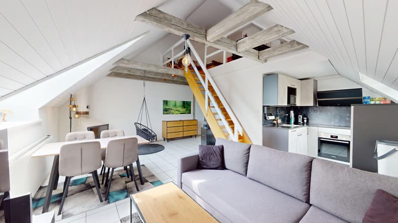 Studio avec mezzanine, idéal pour investisseur (4)