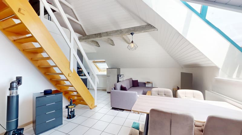 Studio avec mezzanine, idéal pour investisseur (9)