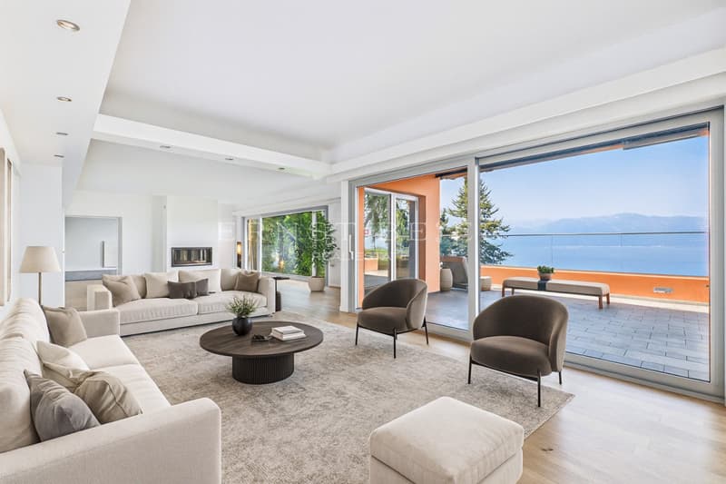 Résidence d'exception avec jardin paysager et panorama sur le Léman (4)