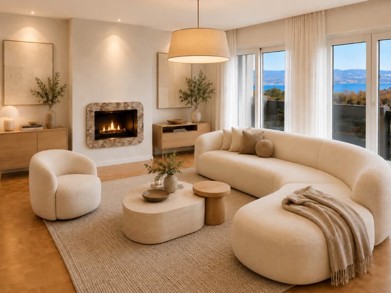 luxueux Appartement vue lac, Eléganterésidence avec piscine intérieure & jacuzzi (1)