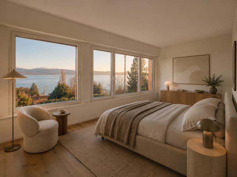 En exclusivité, Abby Bryand immobilier : Formidable maison vue lac à Buchillon (3)