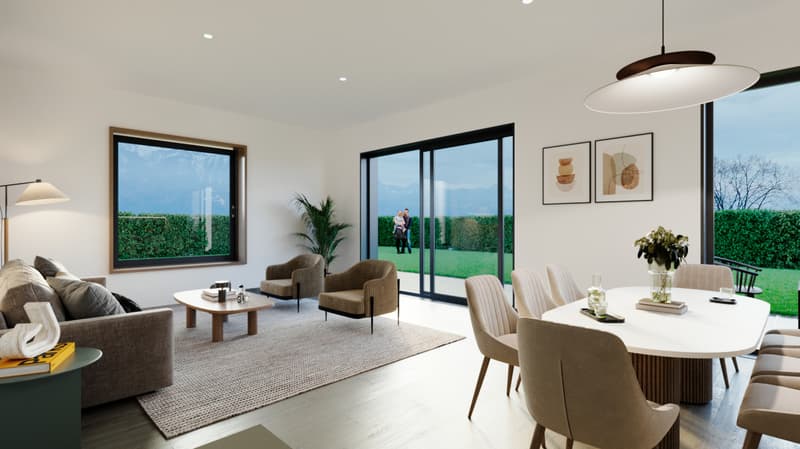 Dernier lot disponible! Démarage des travaux imminent! Magnifique 4,5 pièces (2)