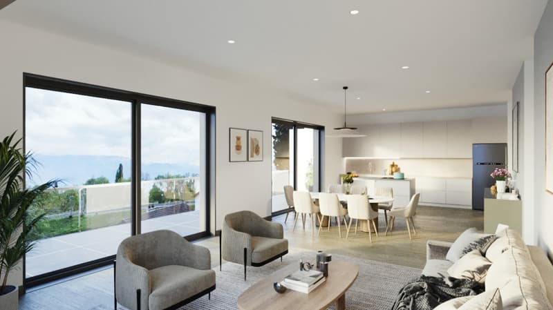 Dernier lot disponible! Démarage des travaux imminent! Magnifique 4,5 pièces (3)