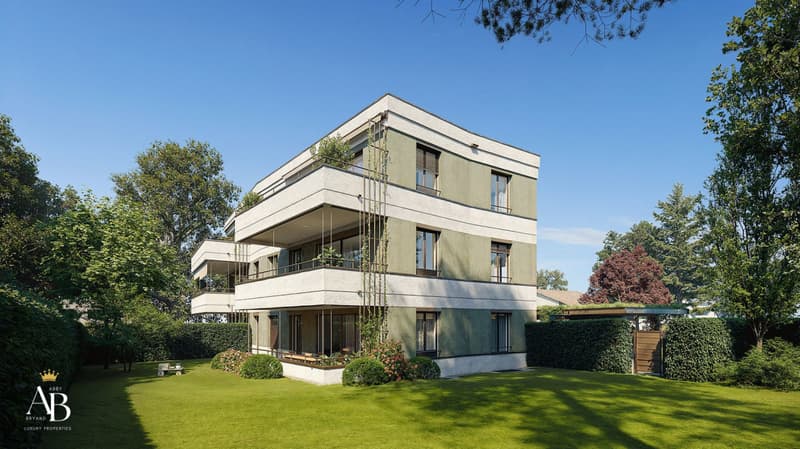 Derniers lots: Appartement contemporain & son jardin privatif, Plan-Les-Ouates (2)