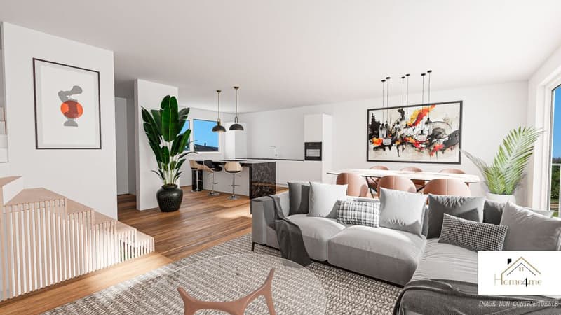 A vendre magnifique villa de 6,5 pces sur la commune de Léchelles (7)
