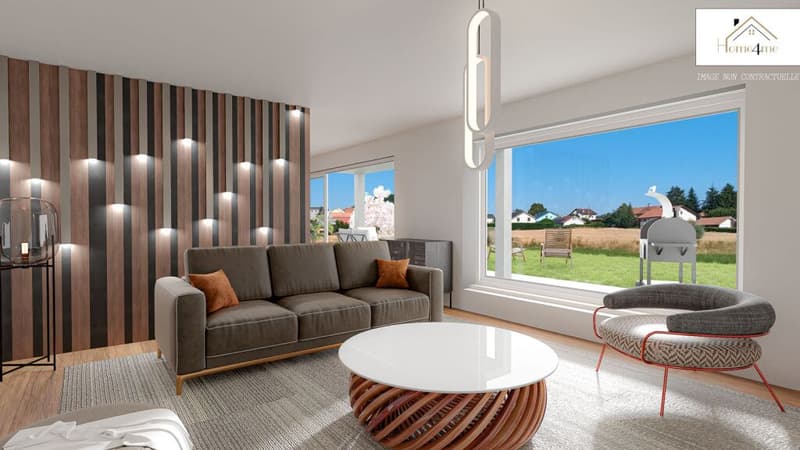 A vendre magnifique villa de 6,5 pces sur la commune de Léchelles (8)