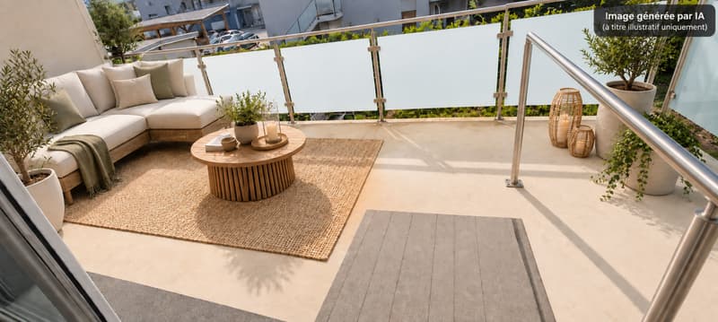 À louer de suite - Bel appartement de 2,5 pièces avec grand balcon (3)