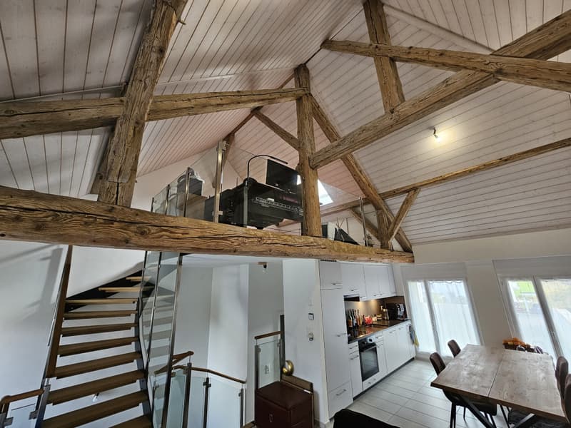 Appartement indépendant de 3 pièces en triplex à Orny (3)