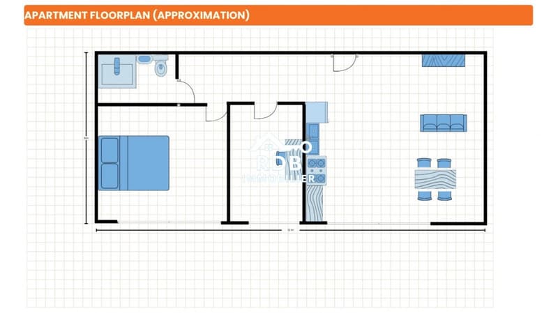 Appartement de 4 pièces meublés au 5ème étage situé à Meyrin 1217 (8)
