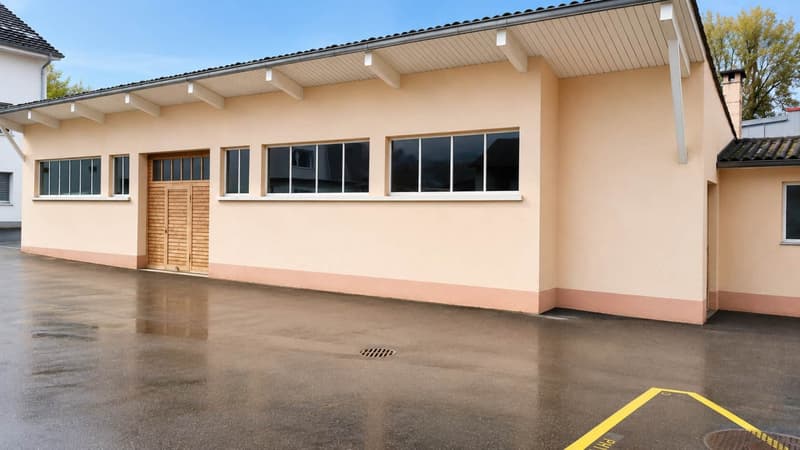 Immeuble de rendement à Courtételle - 5 app, garages et atelier (2)