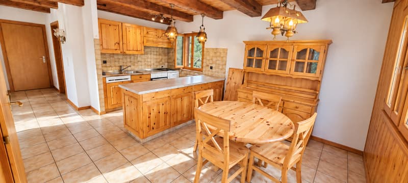 À LOUER : Chalet au Mayen de la Zour - charme, calme et magnifique vue (9)