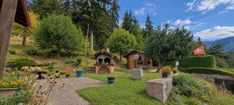 À LOUER : Chalet au Mayen de la Zour - charme, calme et magnifique vue (3)