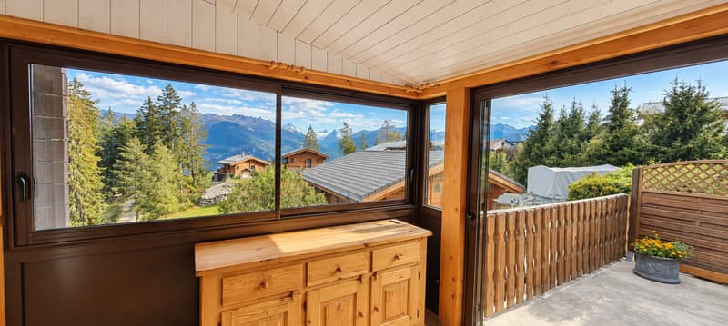 À LOUER : Chalet au Mayen de la Zour - charme, calme et magnifique vue (4)