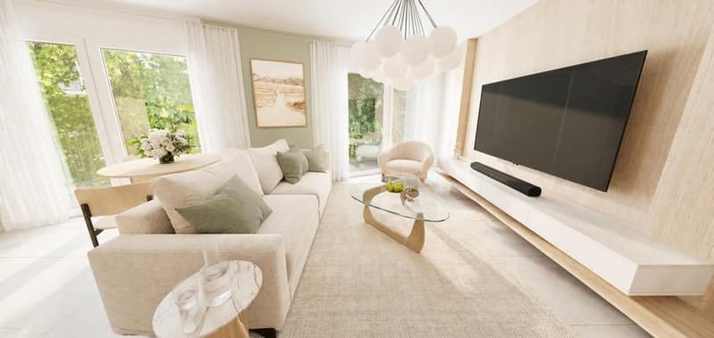 Au-dessus des nuages : superbe 2.5 pièces neuf 66m2 avec balcon de 27 m² (2)