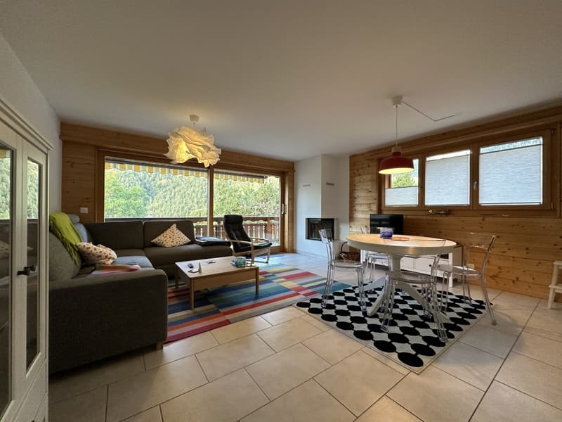 OVRONNAZ - Appartement meublé de 3.5 pièces avec vue imprenable (7)