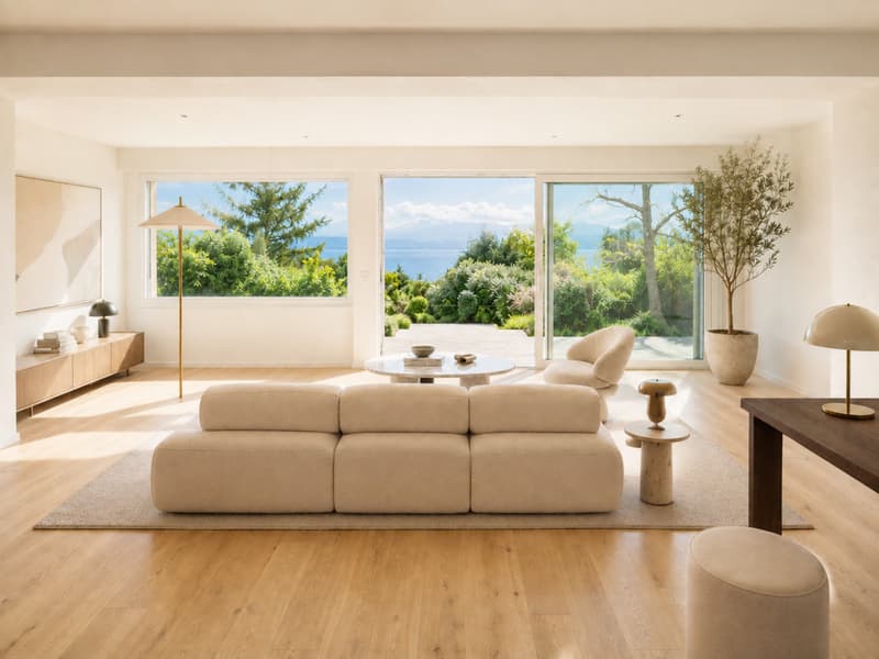 En exclusivité, Abby Bryand immobilier : Magnifique maison vue lac à Buchillon (4)